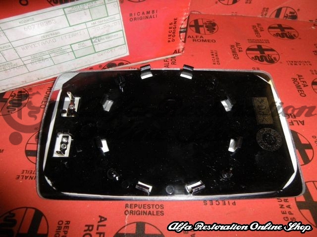Alfa 155 All Models Left Door Rearview Mirror Glass