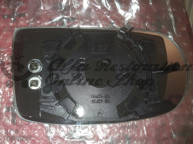 Alfa GTV/Spider 916 Series All Models Left Door Rearview Mirror Glass (RHD Vehicles)