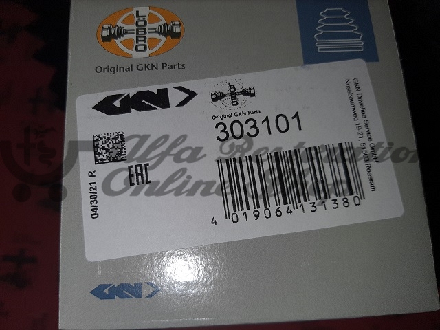 Alfa 147/156/166/GT/GTV/Spider Outer CV Joint Boots/Bellows Set