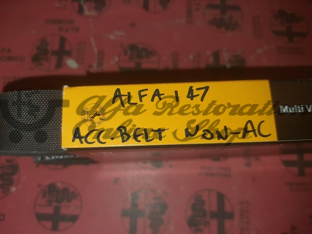 Alfa 147/156 1.6/1.8 Twin Spark Accessories Belt (Non-AC)