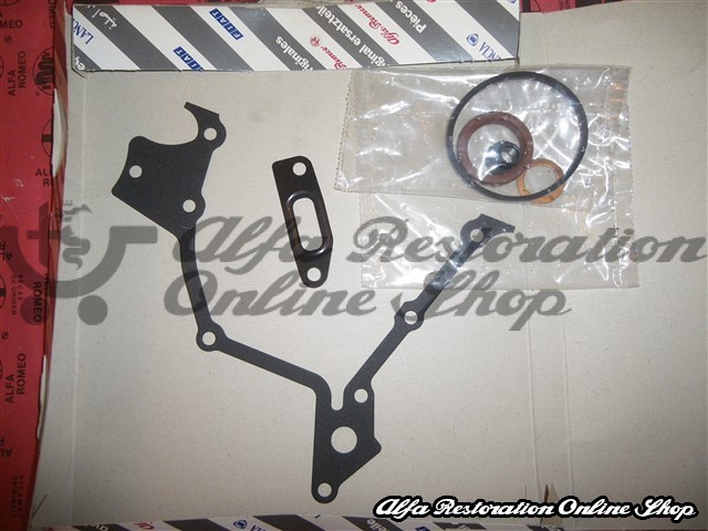 Alfa 156 1.6/1.8 TS MY 2002/147 1.6 TS 120 HP/GT 1.8 TS/GTV/Spider 1.8 TS Engine Front Cover Repair Kit (Gaskets and Seals)