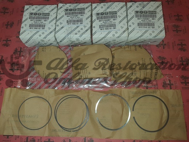 Alfa 159/Brera/Spider/4C/Giulietta 1750/1800 Piston Rings Set