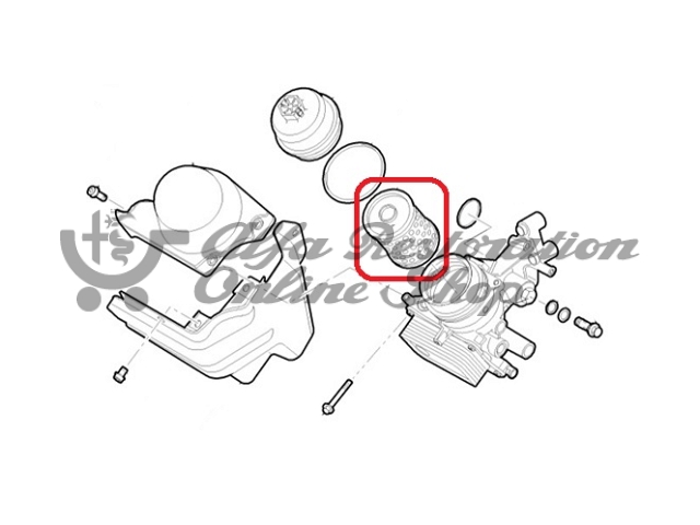 Alfa MiTo/Fiat 500/Panda/Nuova Punto Oil Filter (1.4 engines)