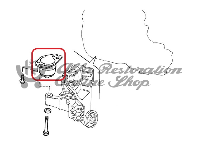 Alfa 145/146/155 1.9 TD Front Right Engine Mount (Engine Side)