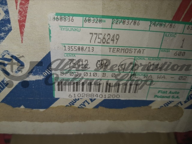 Lancia Kappa Berlina/Coupe 2.0/2.4 IE Engine Thermostat