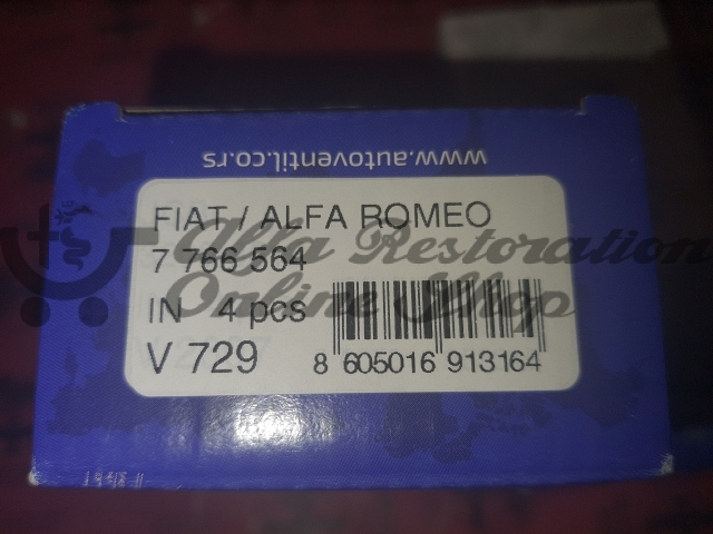 Alfa 145/146/147/156/166/GT/GTV/Spider 1.6/1.8/2.0 TS Intake Valve