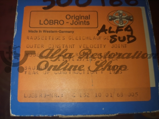 Alfasud Sprint Outer CV Joint (LOBRO)