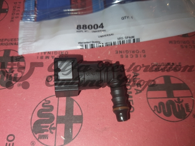 Alfa Romeo/FIAT/Lancia Fuel Line/Hose Quick Release Coupler (Elbow/8mm)