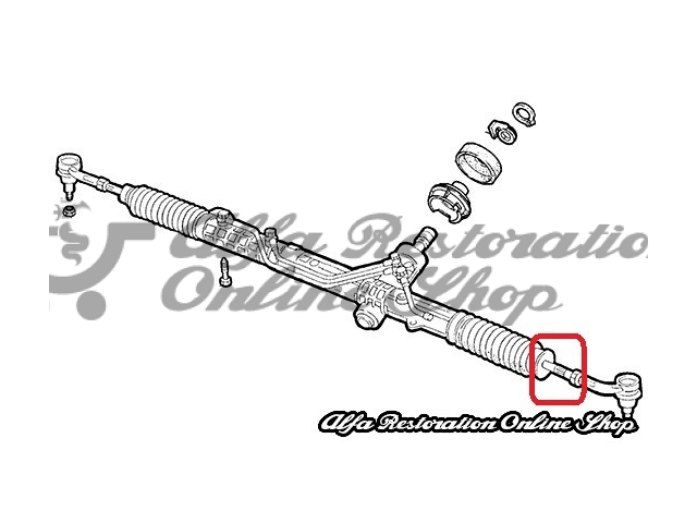 Alfa 156 Steering Rack Bars (218 mm)