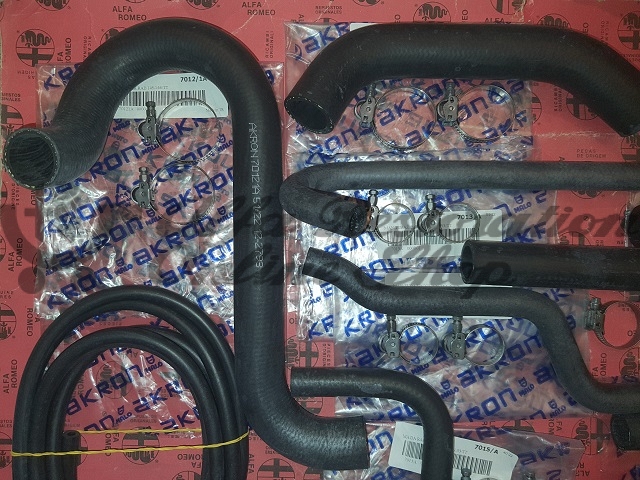 Alfa 33 907 Series 1.7 16V Cooling Hoses Set with Hose Clamps