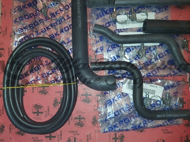 Alfa 33 907 Series 1.7 16V Cooling Hoses Set with Hose Clamps