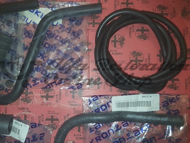 Alfa 33 905 Series/Alfasud/Sprint Cooling Hoses Set (Single Carb)