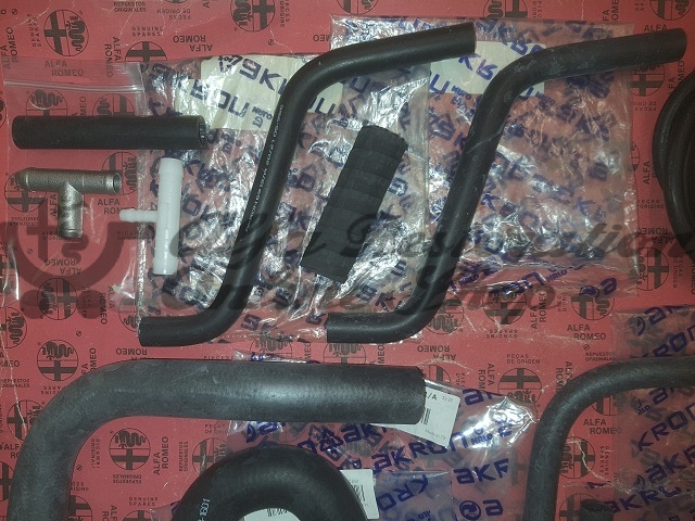 Alfa 33 905 Series/Alfasud/Sprint Cooling Hoses Set (Single Carb)