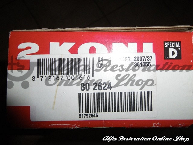 Alfa 33 905/907 Series Koni Rear Shock Absorbers (Red)