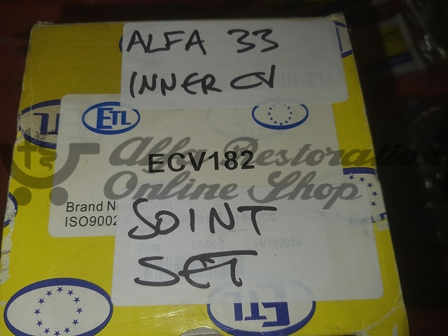 Alfa75/Milano/Alfetta/Giulietta/Alfasud/Alfa 33 905/907 Series Inner CV Joint Set