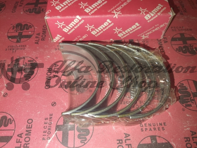 Alfa 33/Alfasud/Sprint/145/146 1.2/1.3/1.4/1.5 8V Crankshaft Bearings Set (Oversize +0.50)
