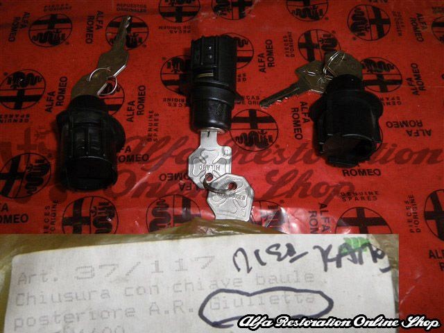 Giulietta 1977-1985 (116 series) Boot/Trunk Lock with Key