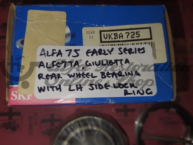 Alfa 75/Alfetta/Giulietta Rear Wheel Bearing Set with Lock Rings