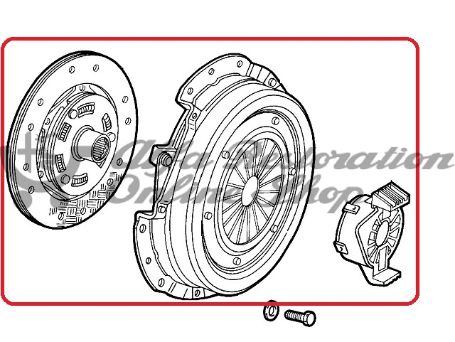 Alfa 166 2.5 V6 24V CF2/CF3 Clutch Kit