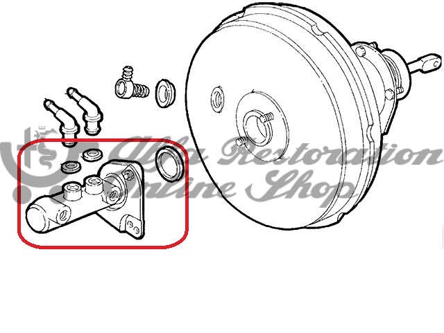 Alfa 166 All Models Brakes Master Cylinder (ABS/ESP)