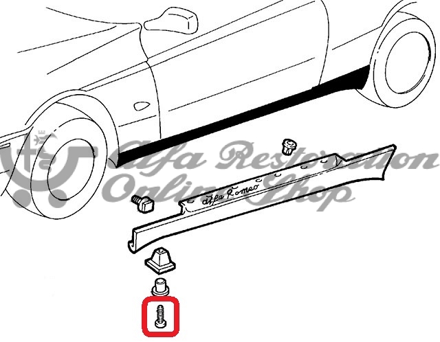 Alfa Romeo/FIAT/Lancia Various Applications Screw