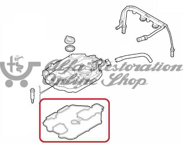 Alfa 159/Brera/Spider/Giulietta/4C 1750 TBi/1.8 Valve Cover Gasket