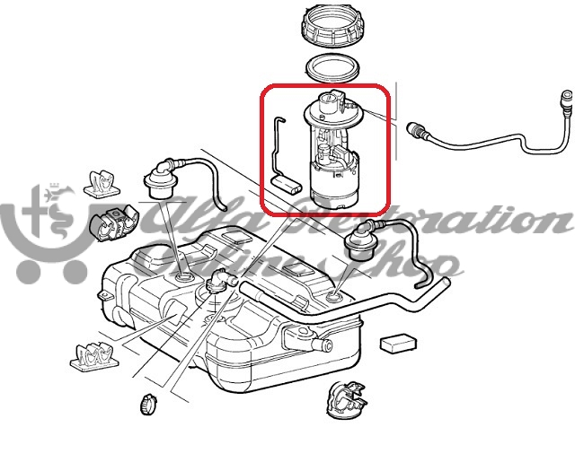 Alfa 156/GT 2.0 JTS Fuel Pump (BOSCH)