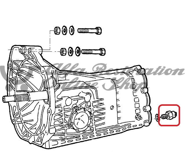 Alfa 33/145/146/75/Milano/SZ/RZ/Spider 115 Series Reverse Light Switch (Original)