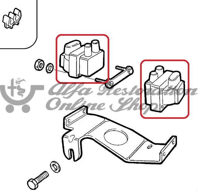 Alfa 33/145/146 Boxer Magneti Marelli IAW Ignition Coil Pack
