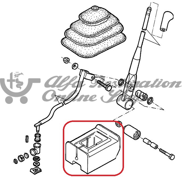 Alfa 33 Gearbox Tail Foam/Sponge Spacer