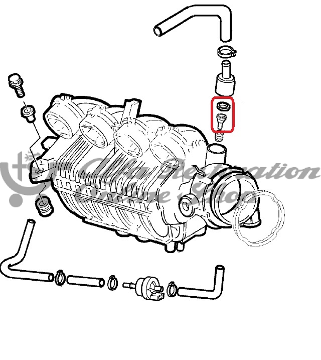 Alfa 145/146/156/147 TS Oil Breather Valve Pin & O-ring