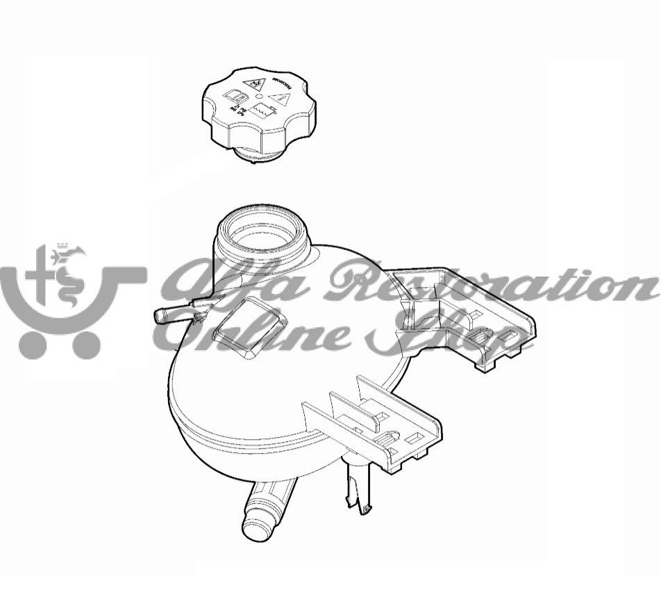 Fiat 500X/Jeep Renegade Coolant Expansion Tank